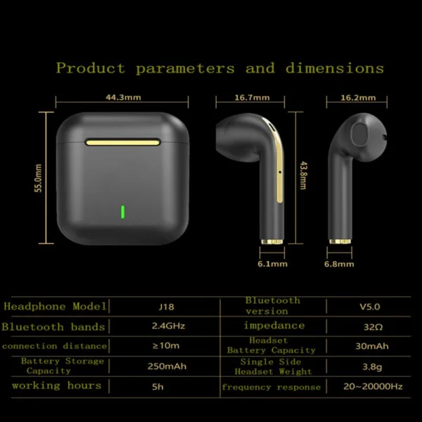 Wireless Bluetooth Headphones In Ear Stereo Sports - Image 3